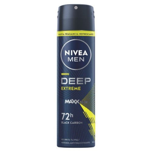 Desodorante Nivea Men Deep Carbon Spray 150 Ml
