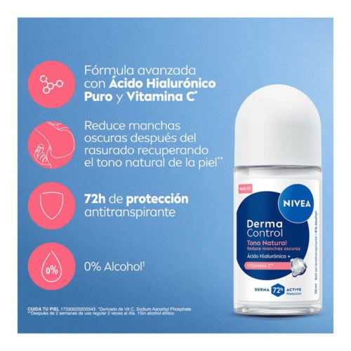 Desodorante Nivea Tono Natural Vitamina C R-On 50 Ml