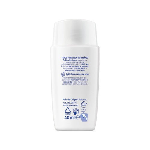 Fluido Nivea Luminous Skin Glowfps 50+ 40 Ml