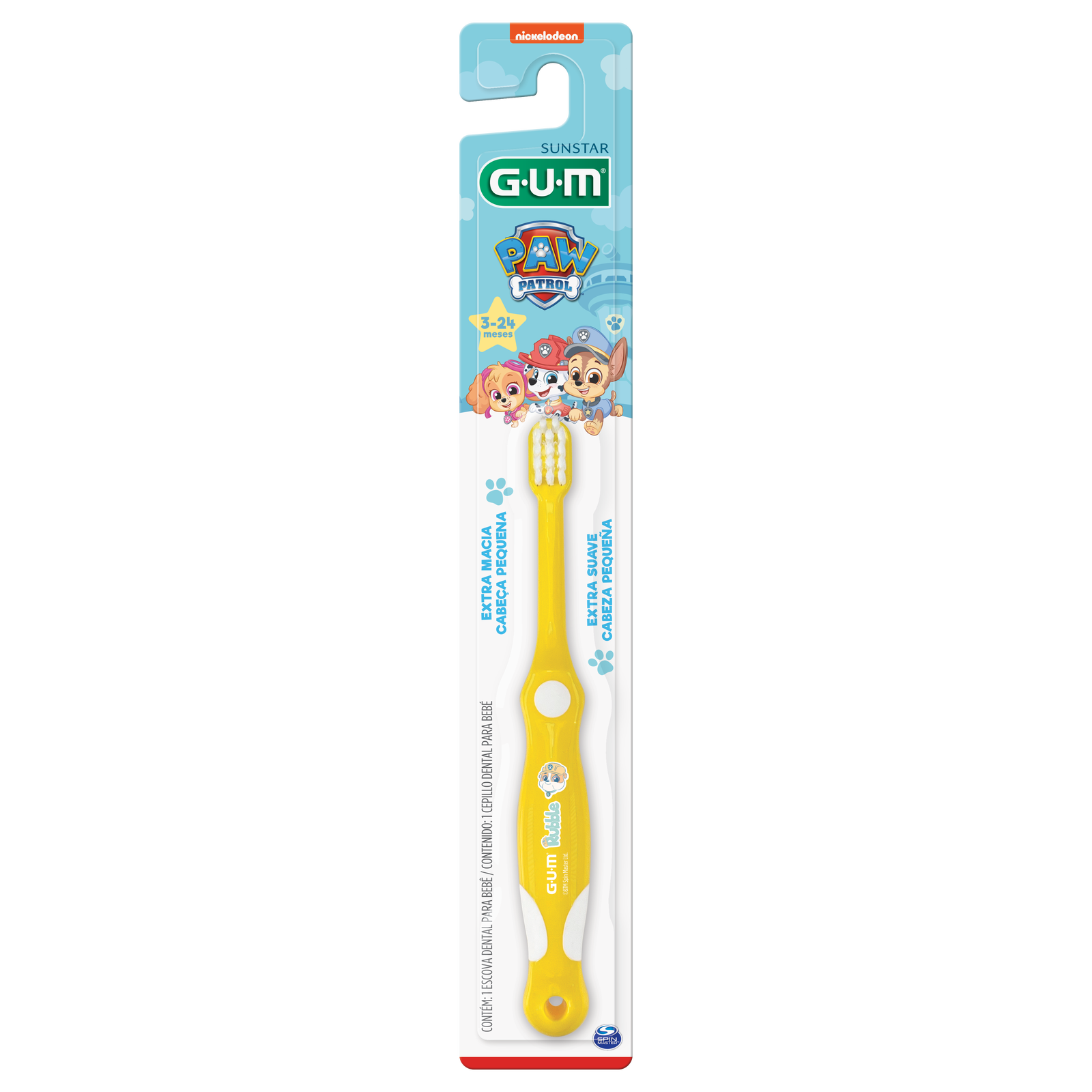 Cepillo Dental Gum Paw Patrol Cabeza Pequeña