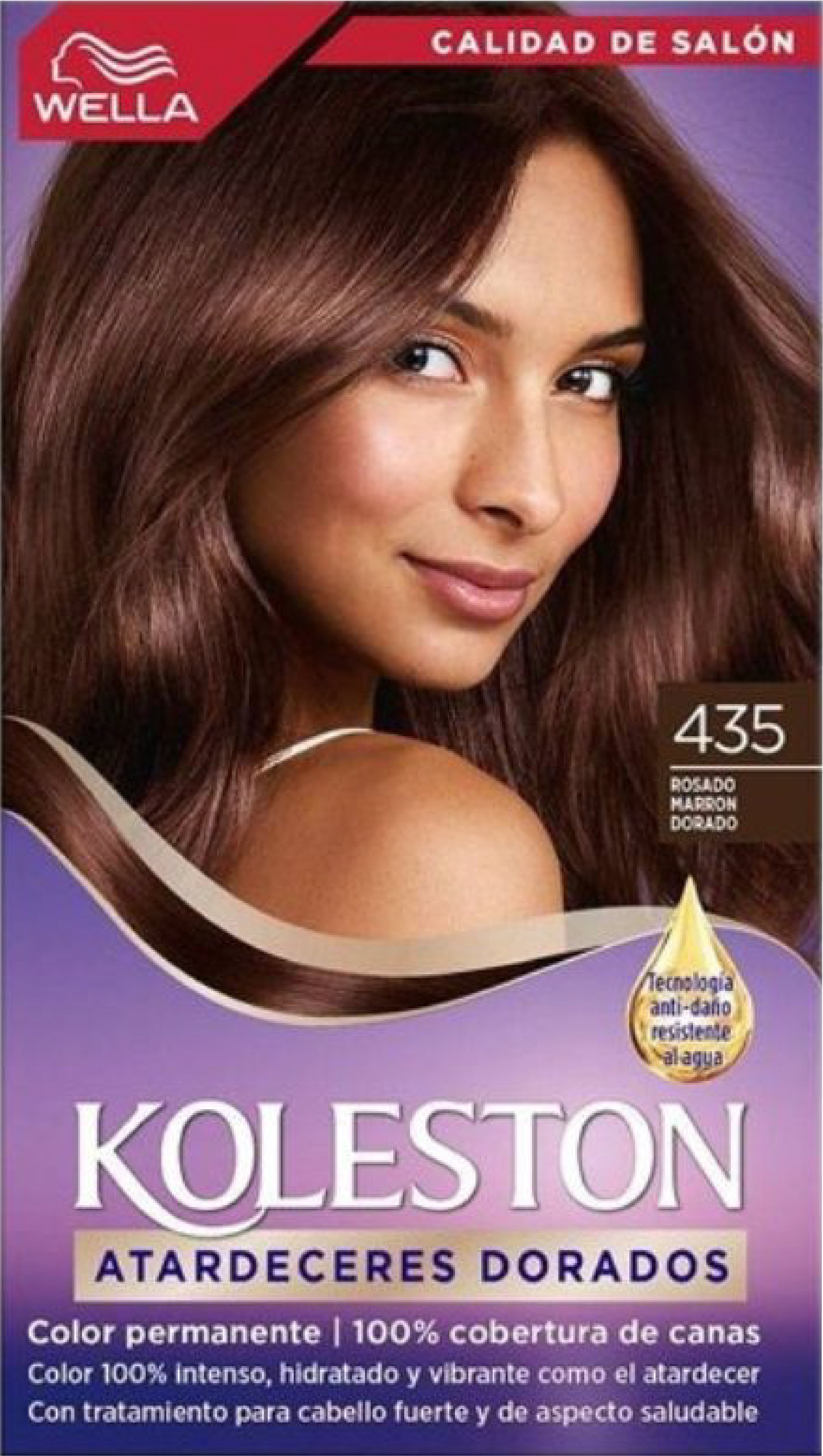 Tinte Koleston Rosado Marron Dorado 435