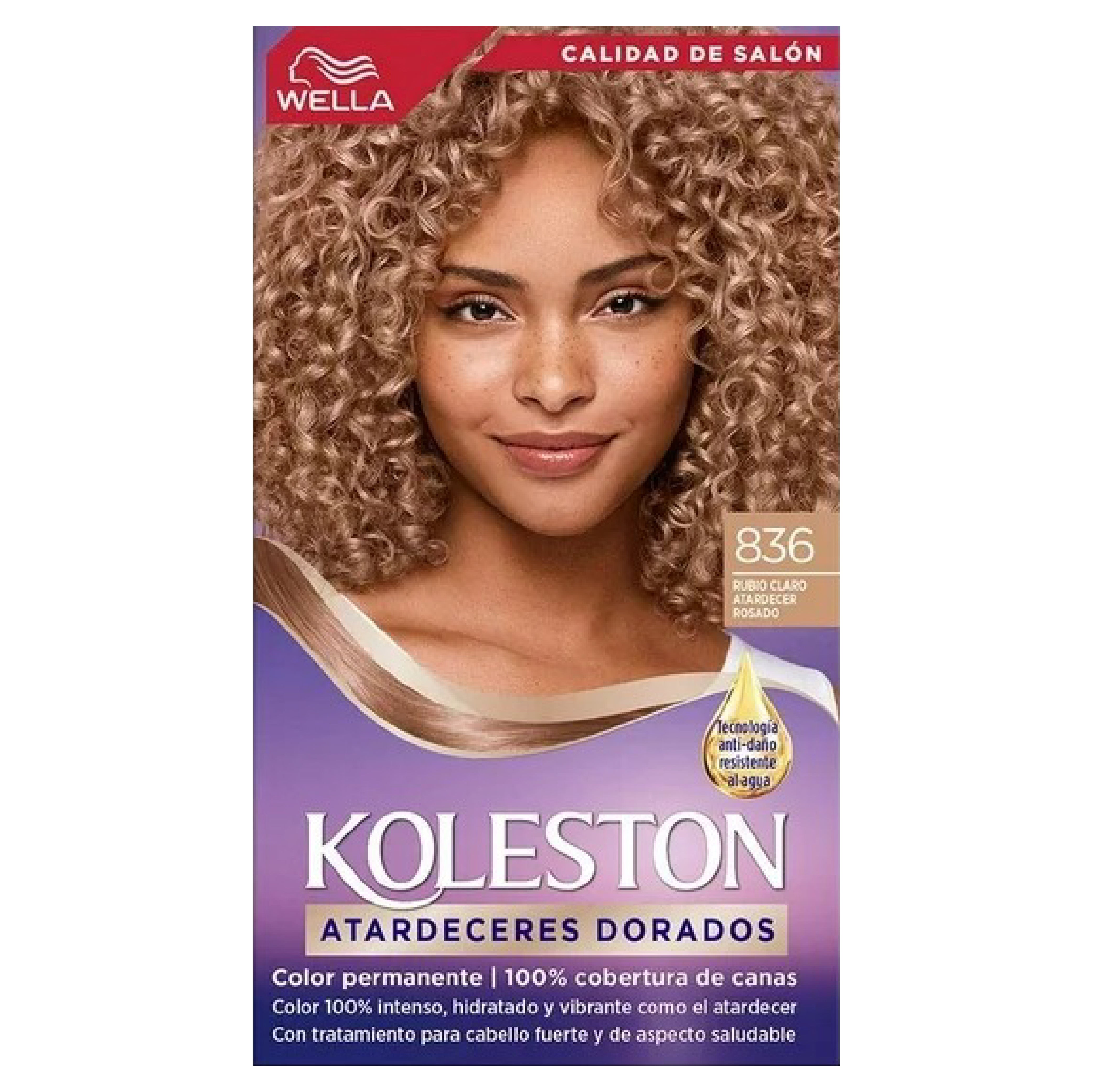 Tinte Koleston Rubio Claro Atardecer Rosado 836