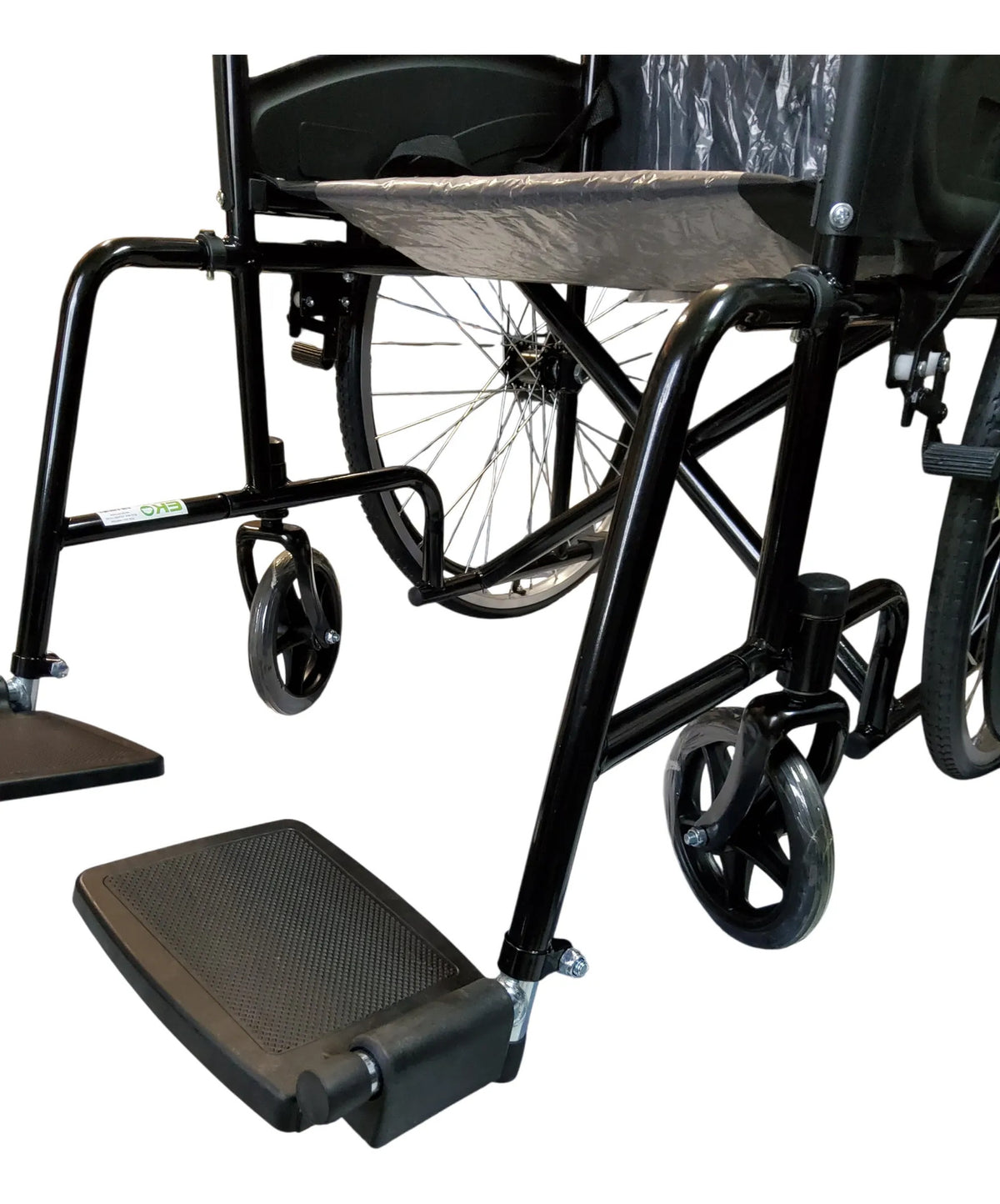 Silla De Ruedas 18 Negra Fija/ Desmontable Aluminio Solida 8X1