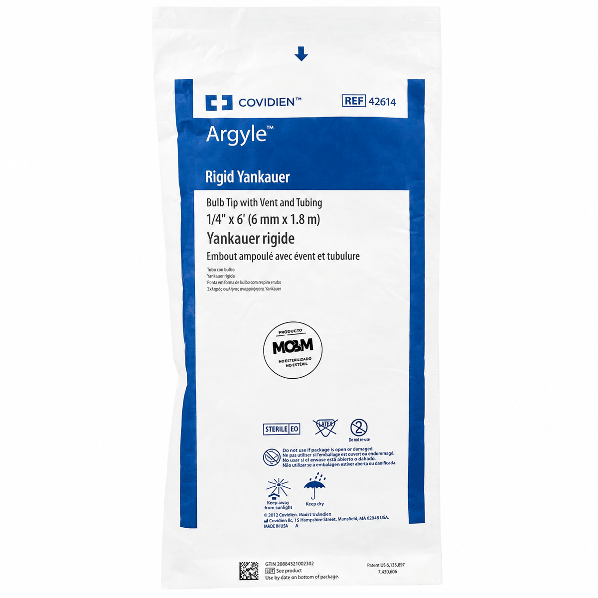 Canula Yankahuer 6 Mm X 1.8 M 42614 Convidien