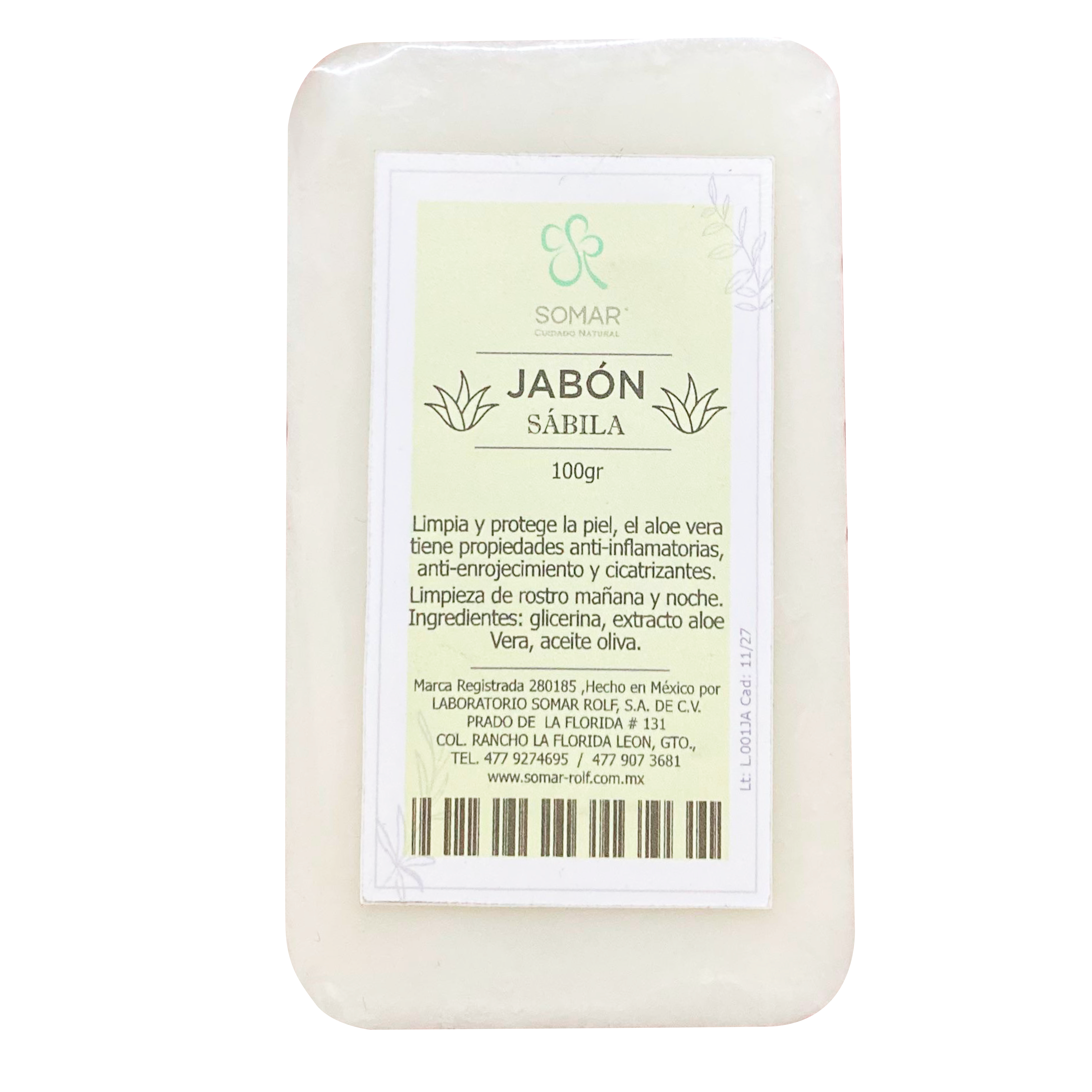 Jabon Sabila 100 G Somar