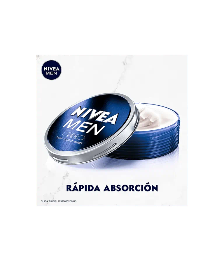 Crema Nivea Sda Men Lata Hombre Cara, Cuerpo, Manos 30 Ml