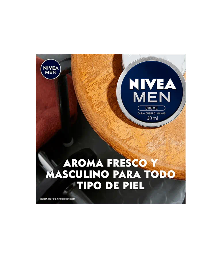 Crema Nivea Sda Men Lata Hombre Cara, Cuerpo, Manos 30 Ml