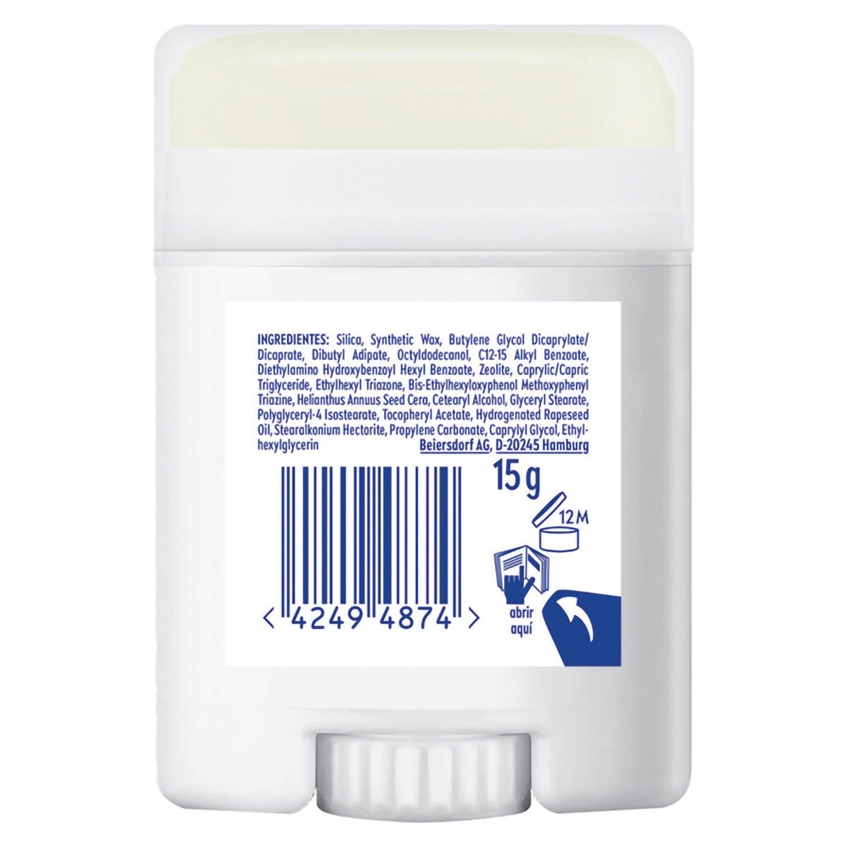 Protector Solar Nivea Sun Silky 50+ Stick 15 G