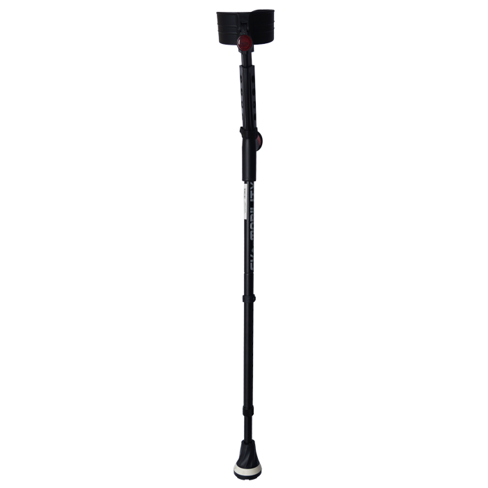 Eb900101J Baston Canadiense Negro Plegable Altura Ajustable Ekomobility