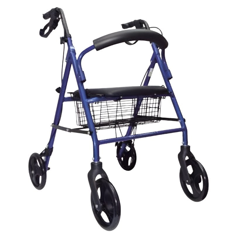 Er500102K Andadera Rollator Azul Aluminio C/Canastilla Y Rueda 8X1