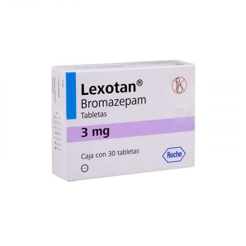 Lexotan 3 Mg Con 30 Tabletas