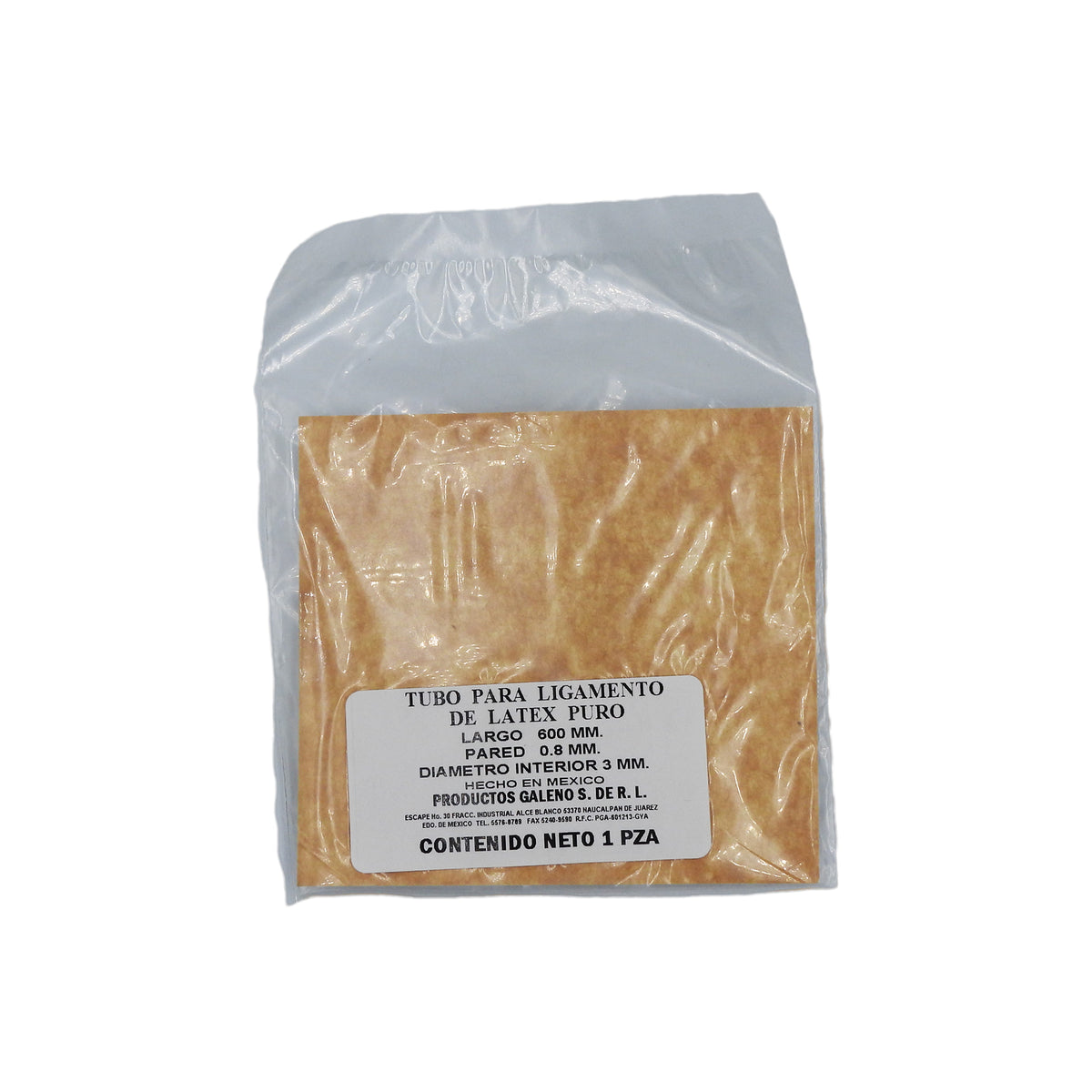 Tubo Para Ligamento Latex 600 Mm