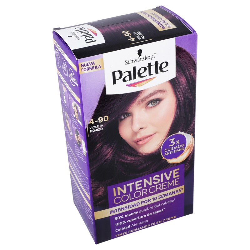 Tinte Palette Color Crema Violeta Rojizo 4-90 7702045554144, 2