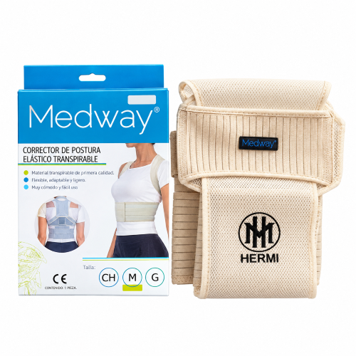 Corrector De Postura Elastico Transpirante Mediano Medway