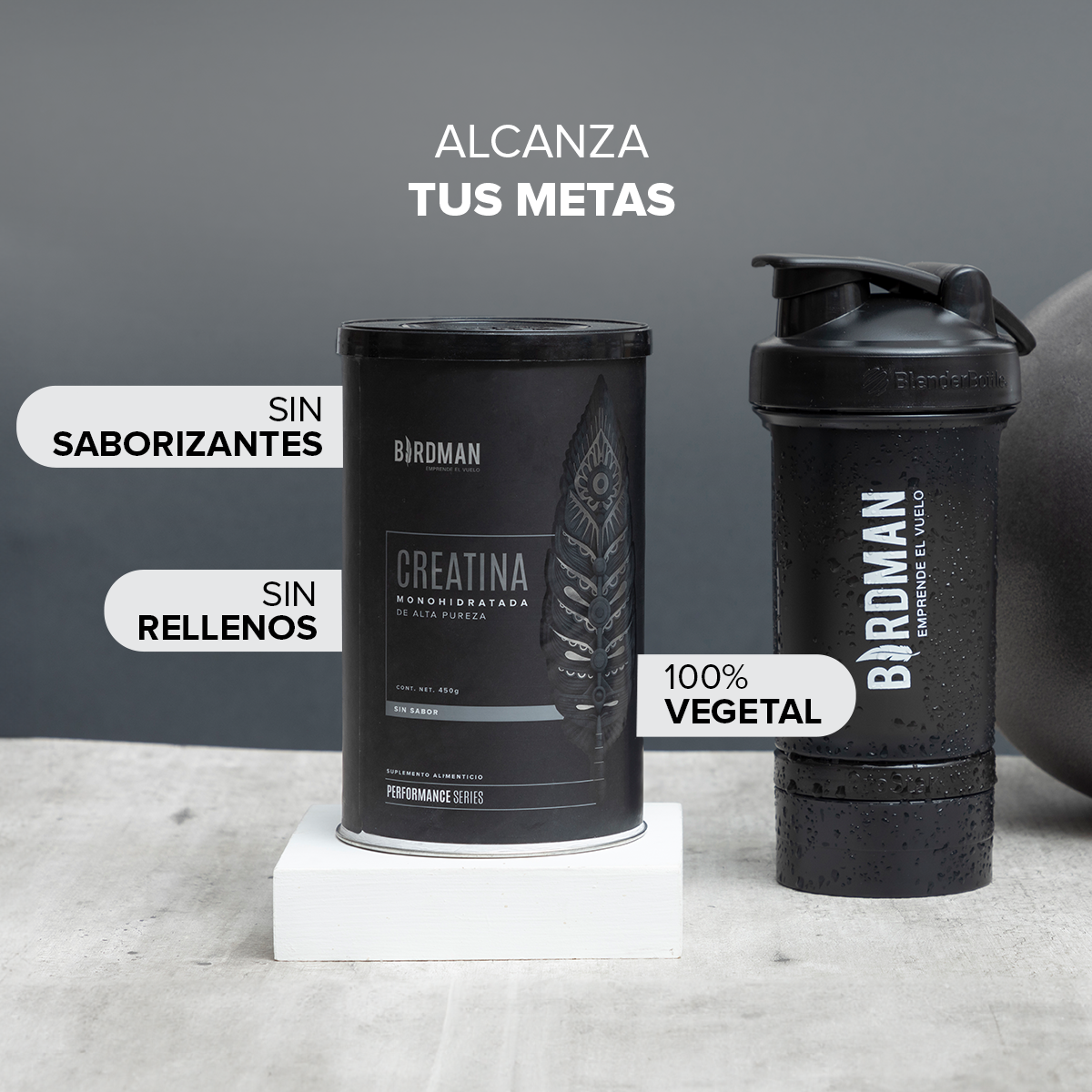 Creatina Monohidratada 450 G Birdman