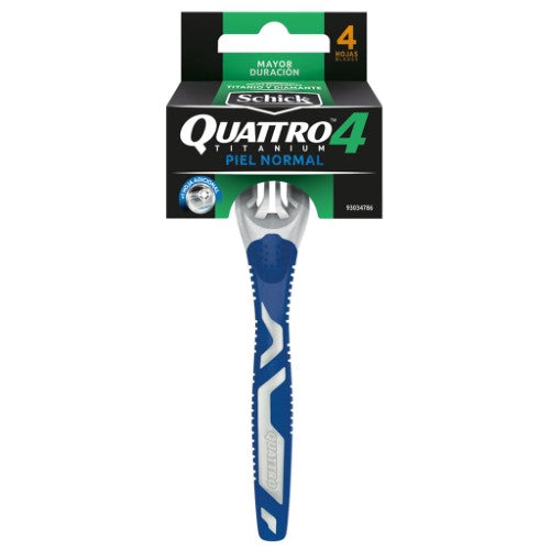 Maquina Schick Quattro4 Titan Piel Normal