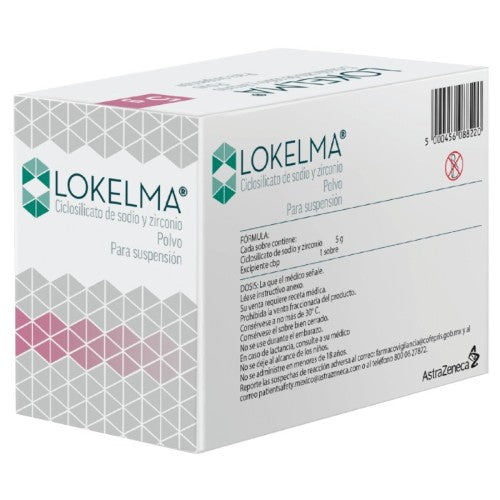 Lokelma 5 G Polvo Para Suspension Con 30 Sobres