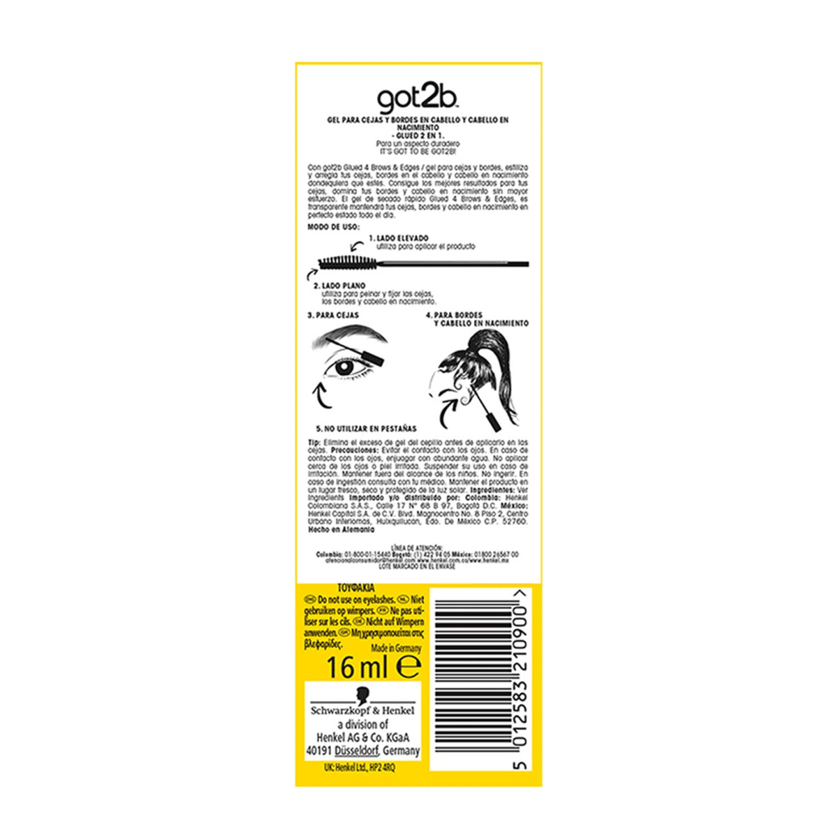 Gel Got2B Cejas-Ojos 2 En 1 16 Ml