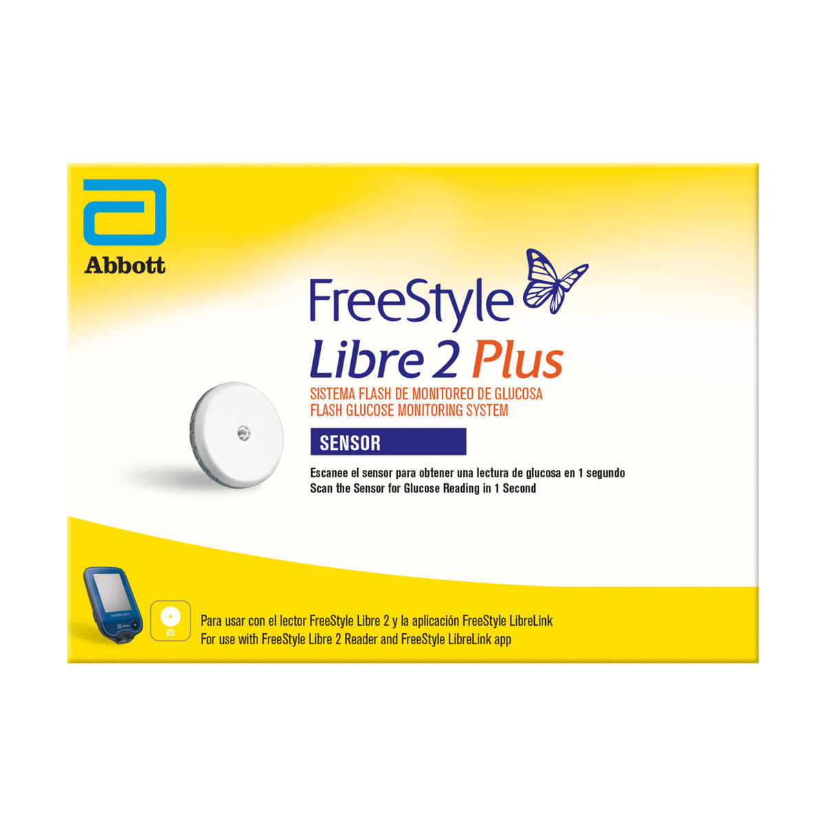 Freestyle Libre 2 Plus Monitor Glucosa Sensor