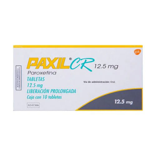 Paxil-Cr 12.5 Mg Con 10 Tabletas