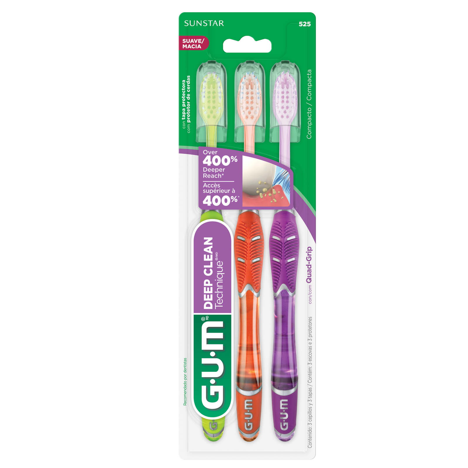 Cepillo Dental  Gum Techni Con 33 Capuchon