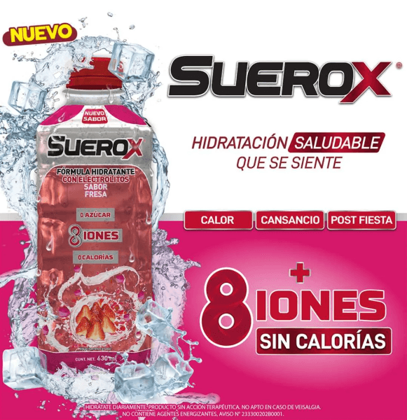 Suerox Fresa 630 Ml