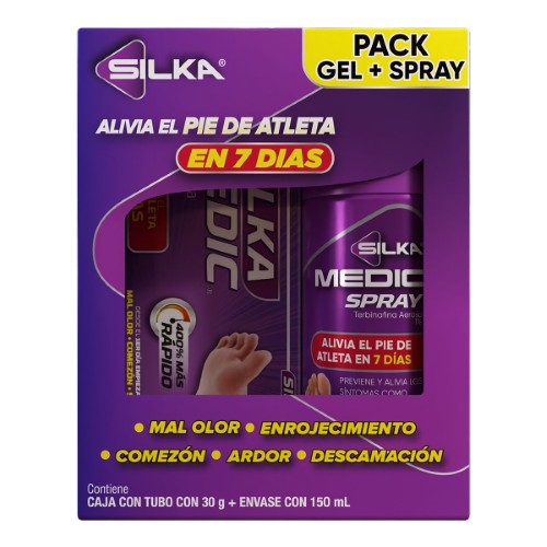 Silka Medic Gel Tubo 30 G + Spray 150 Ml