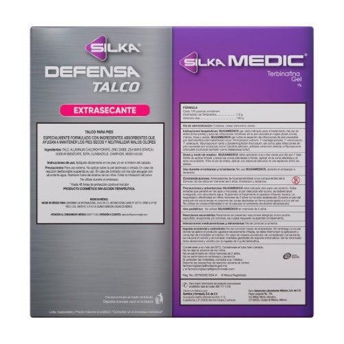 Silka Medic Gel Tubo30 G +Talco 150 G
