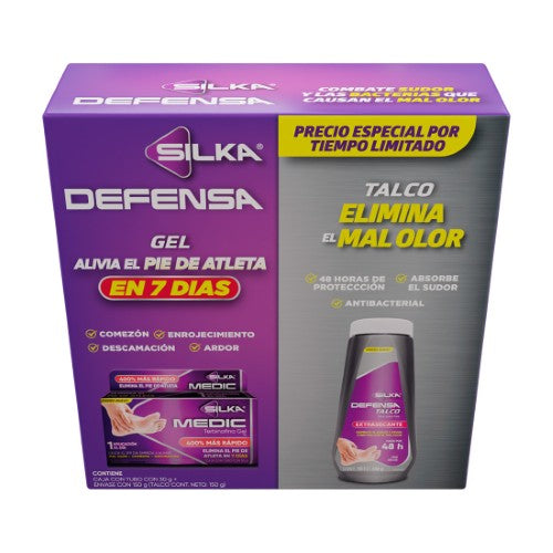 Silka Medic Gel Tubo30 G +Talco 150 G