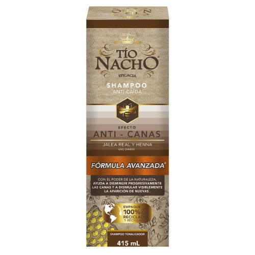 Shampoo Tio Nacho Anti-Canas Formula Avanzada 415 Ml