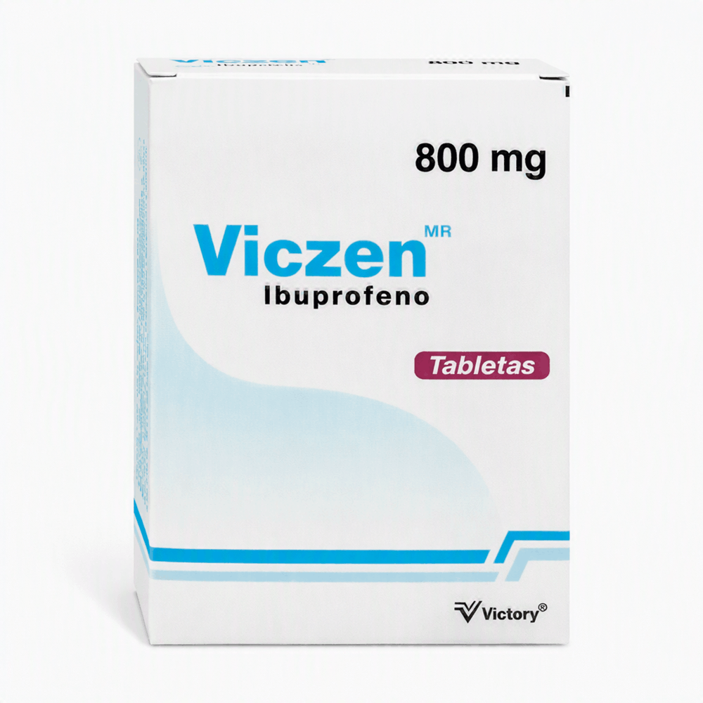 Viczen (Ibuprofeno) 800 Mg Con 20 Tabletas