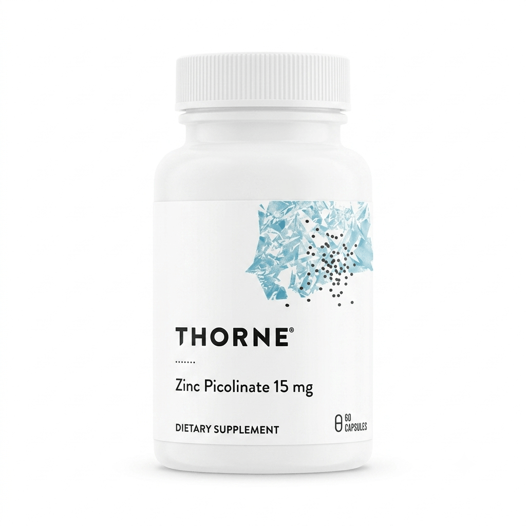 Thorne Picolinato De Zinc 15 Mg 60 Capsulas