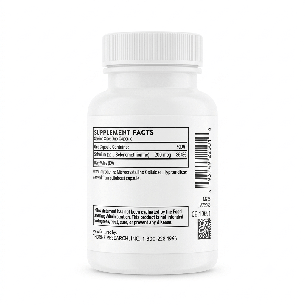 Thorne Selenometionina 200 Mcg 60 Capsulas
