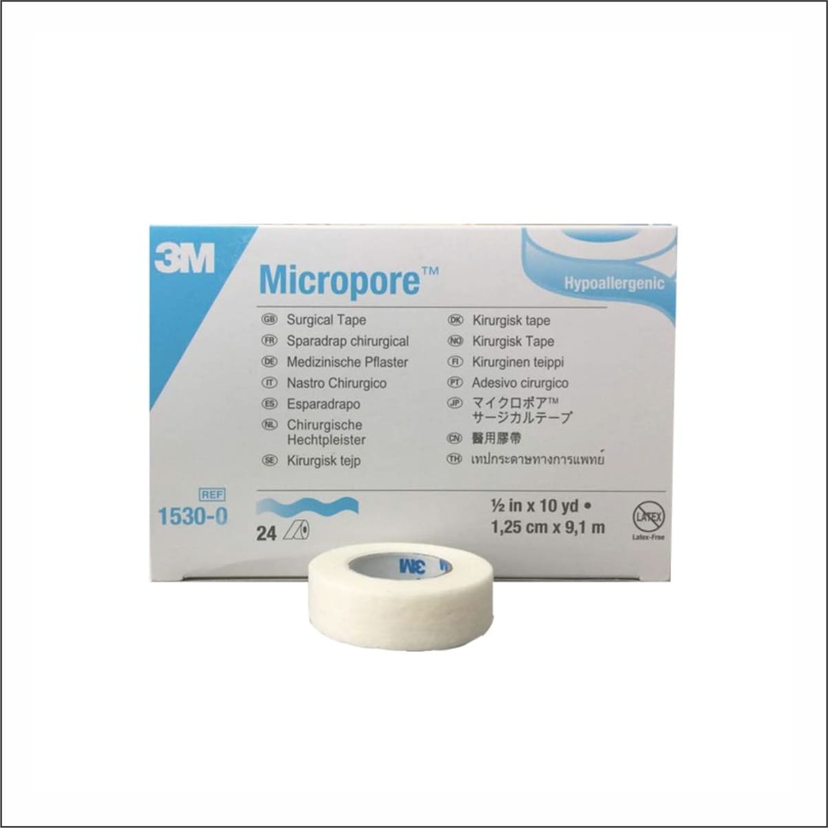 Micropore 1.25 Cm Color Blanco Caja C/24 Piezas