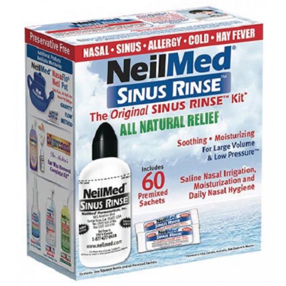 Neilmed Sinus Rinse Enjuague Nasal Con 60 Sobres Premezclados