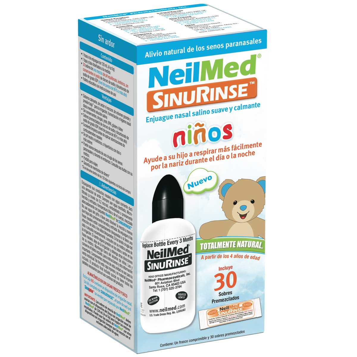 Neilmed Sinurinse Kids Enjuague Nasal Con 30 Sobres