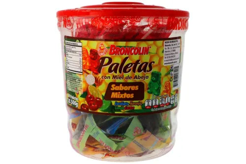 Broncolin Mixto Vitrolero Con 50 Paletas