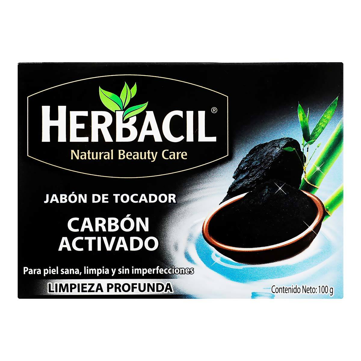 Jabon Herbacil Carbon Activad 100 G