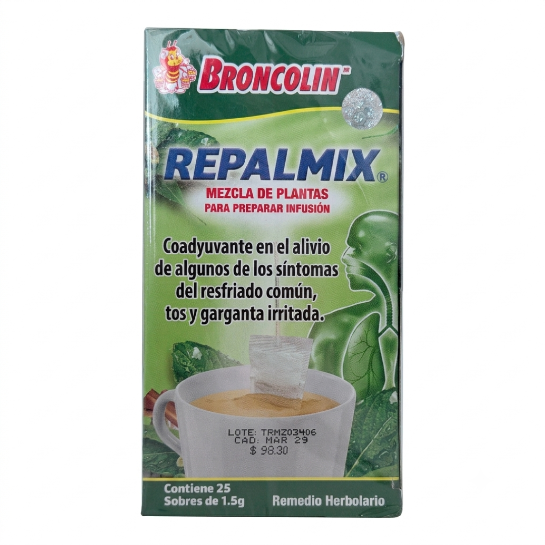 Repalmix Te Remedio Herbolario Dia/Noche 1.5 G Con 25 Sobres