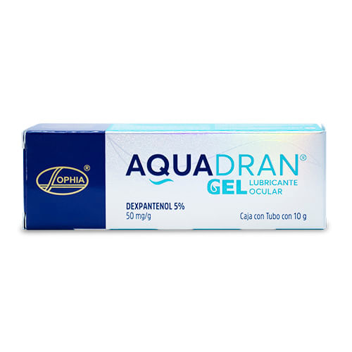 Aquadran 50 Mg/G Gel Lubricante Ocular Tubo 10 G