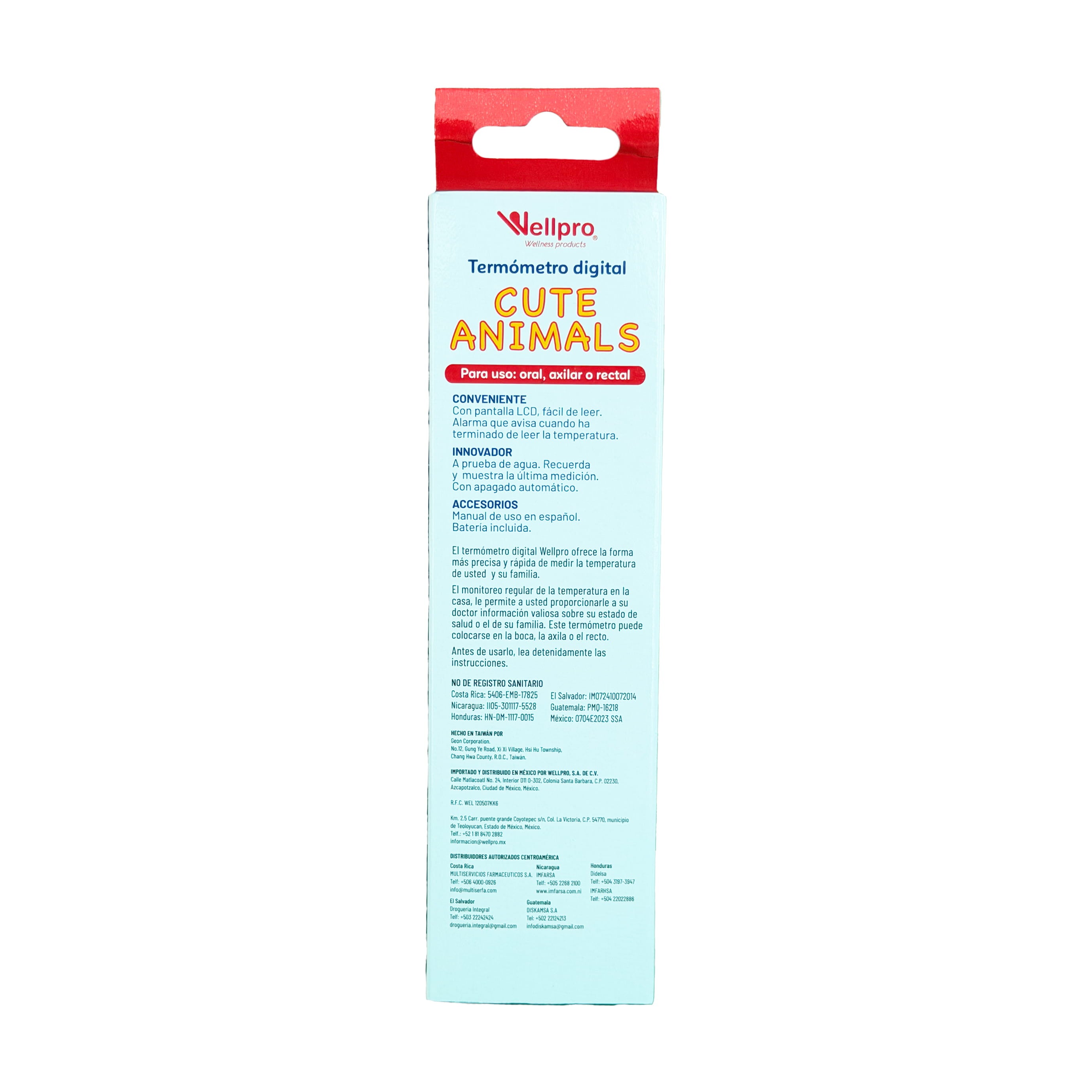 Termometro Digital Infantil Cute Animals Rana