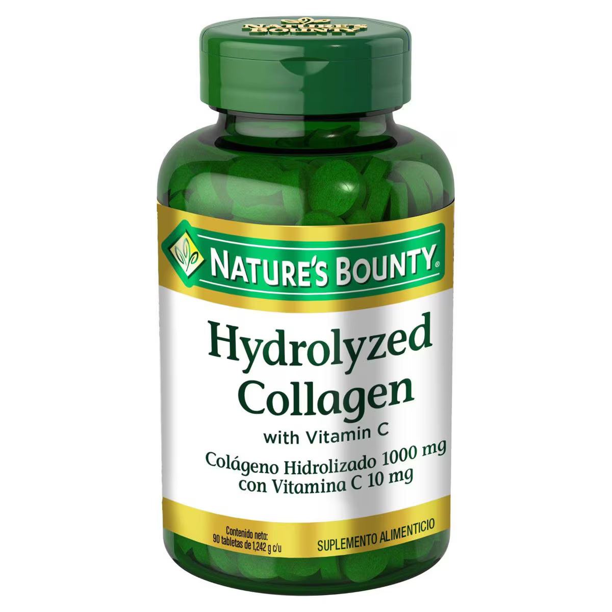 Colageno Hidrolizado 1000 Mg Suplemento Alimenticio Con 90 Tabletas