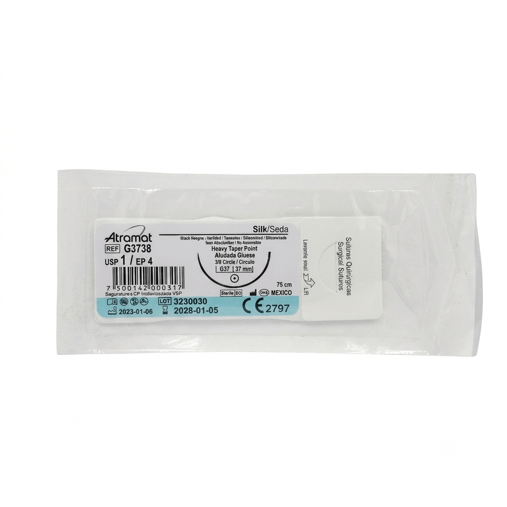 Seda Negra 1 Ep4 G-G3738 G37 37 Mm Con Aguja Atramat