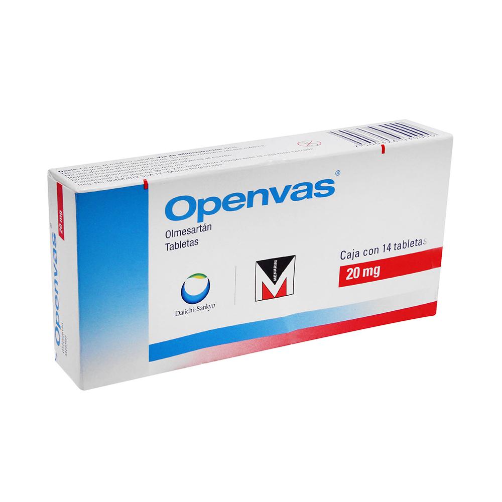 Openvas 20 Mg Con 14 Tabletas