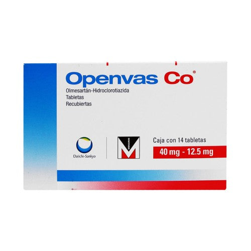 Openvas Co 40/12.5 Mg Con 14 Tabletas