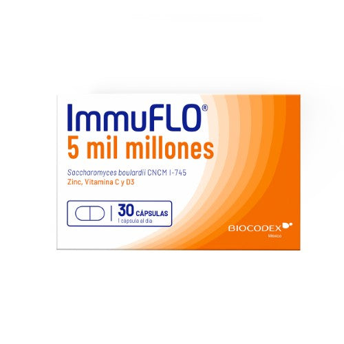Immu-Flo Adulto Suplemento Alimenticio Con 30 Capsulas