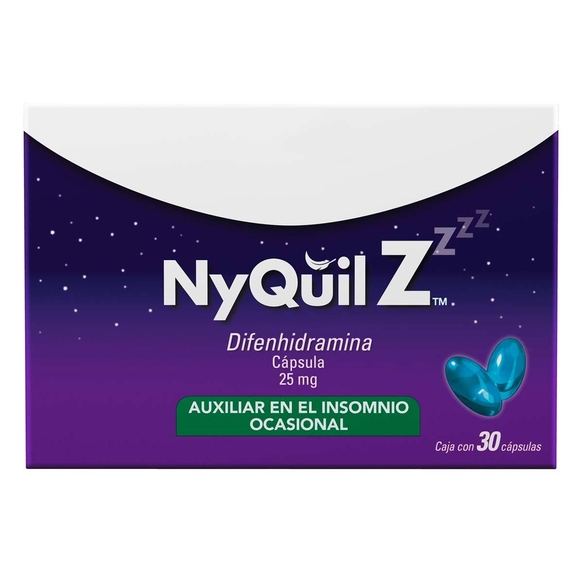 Nyquil Z 25Mg 30 Capsulas