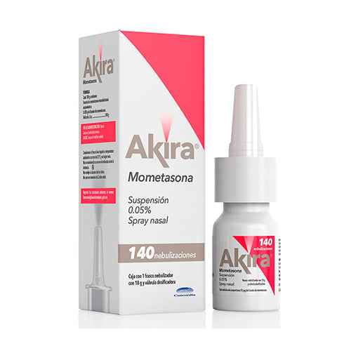 Akira (Mometasona) Suspension Nasal 0.05 Ml 140 Nebulizar