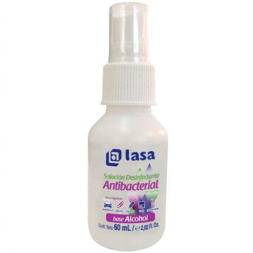 Alcohol Antibacterial Lasa Spray 60 Ml