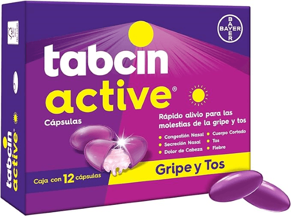 Tabcin Active Blister Con 12 Caps Mx